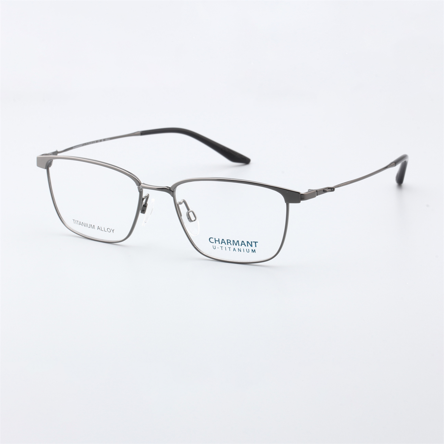 CHARMANT夏蒙眼镜全框男商务方框镜架钛金属舒适可配近视CH38548