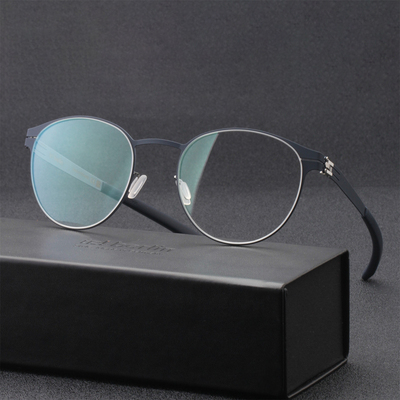 艾晰柏林眼镜架时尚圆框