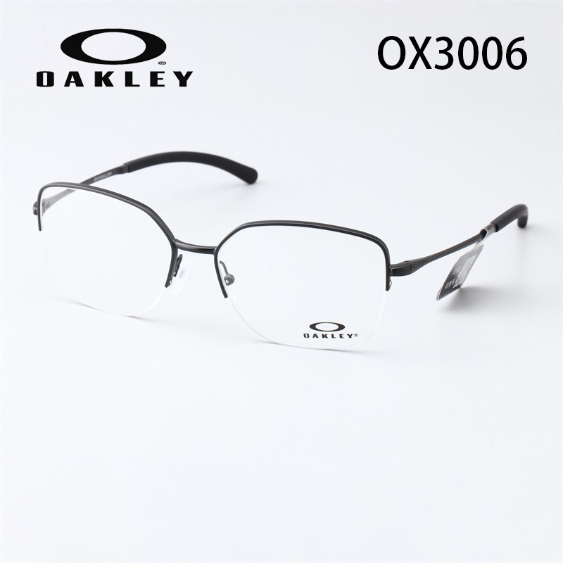 Oakley欧克利光学镜架男女通用商务超轻金属半框近视镜框OX3006