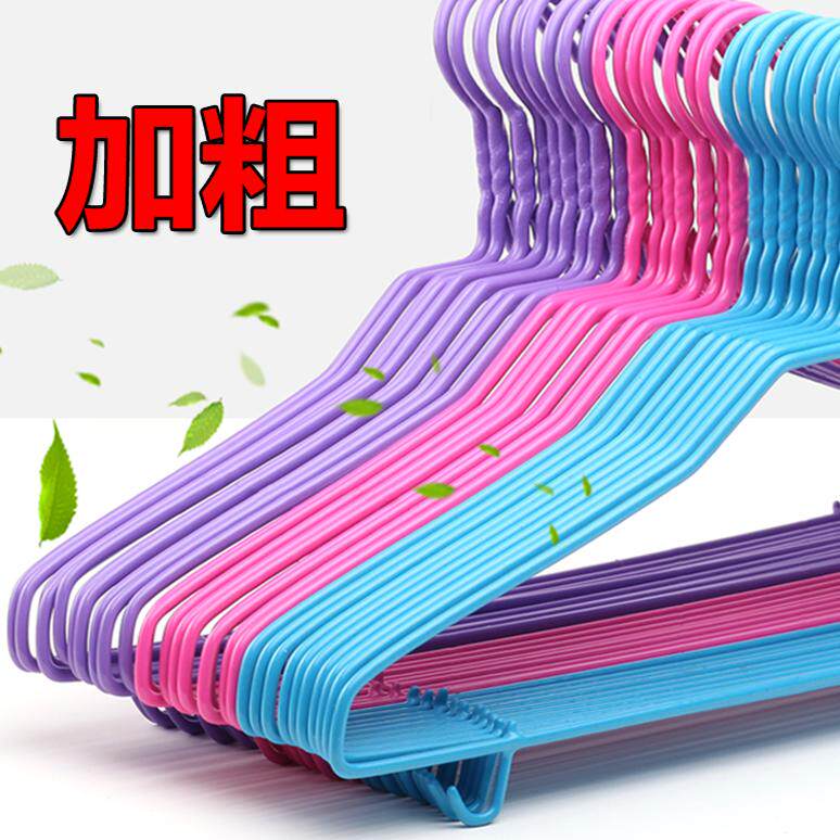 加粗加厚成人衣架加长大人衣架挂撑家用晾晒冬天衣服架零售大衣挂