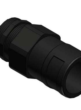 PMA NVNV-P090 直管接头 10毫米 标称尺寸 M09 聚酰胺 6 黑色