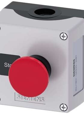 Siemens 3SU1801-0AS00-2AB1 西门子黑灰色塑料3SU1控制站外壳 -