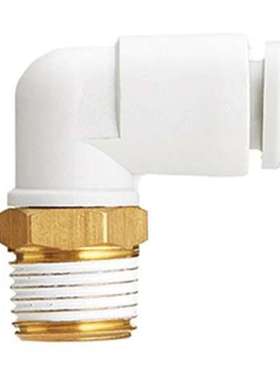 SMC KQ2L09-36AS KQ2系列弯头接头 5/16英寸至NPT 3/8公螺纹管连