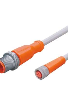 IFM EVW079 易福门 公头单向 M12 转母头 M8 传感器执行器线 1.5