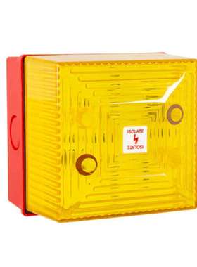 Moflash 245536 FD/SD40IS 系列黄色静态信标 16.2 至 26.4 V 壁