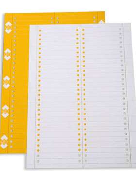 SES 0738 0040 000 斯特林 PLIO CLICK 粘性电缆标签 白色黄8 70