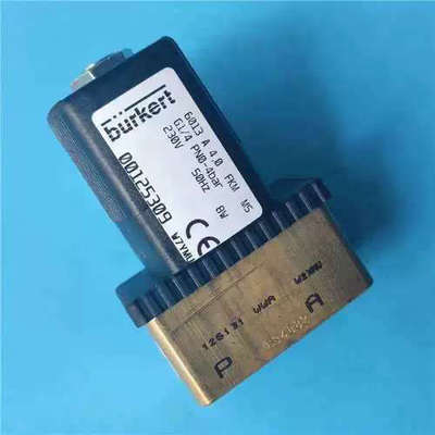 burkert电磁阀6013 A 40 FKM G1/4 0-4bar 230V 00125309