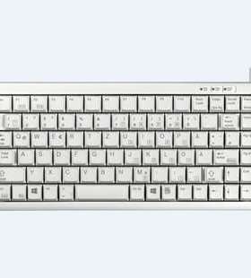 樱桃G84-4100LCMFR-0工控键盘 白色 PS2 USB 法国布局 86键