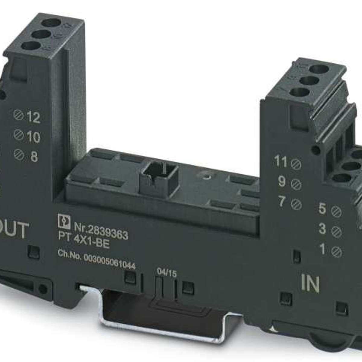 Phoenix 2839363 用于PT系列的接触安装底座