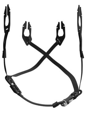 MSA GA90047 MSA Safety 聚酯织带 黑色灰色安全帽 下巴带 V - Ga