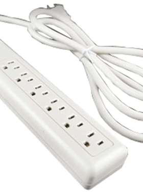 Wiremold 线模 4.6米 6插座 NEMA 5-15R 延长线 120 V