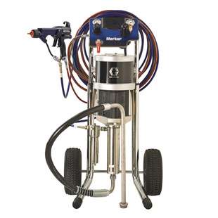 美国固瑞克Merkur中压辅气静电喷涂机车载式23 1油漆喷涂机G23C15