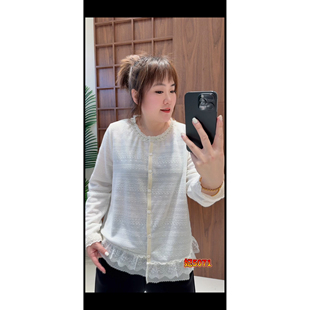 打底小衫 5071妃儿红2026春新款 显瘦上衣时尚 女装 百搭衬衣减龄 大码