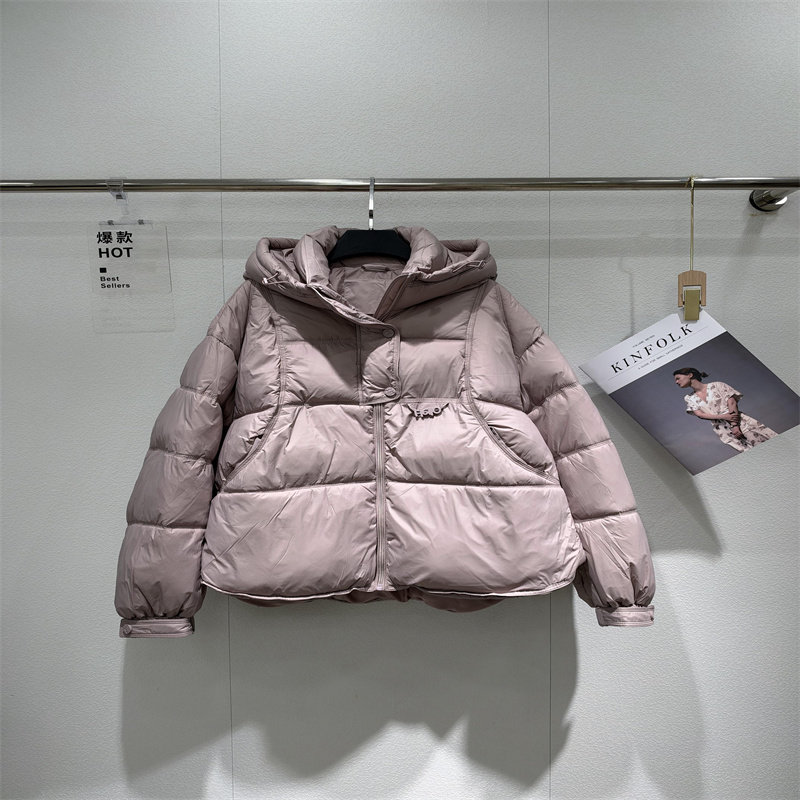 88017阿伊米2026冬季新款大码女装显瘦棉服时尚遮肉棉衣休闲百搭