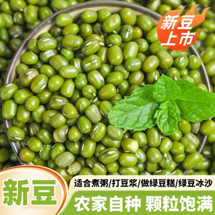 2025新绿豆干货发芽皮薄农家煮粥解暑绿豆汤山药粉 新店冲量