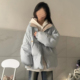 新款 清新学院风宽松短款 拉链棉衣2025秋冬季 加厚面包服羽绒棉服女