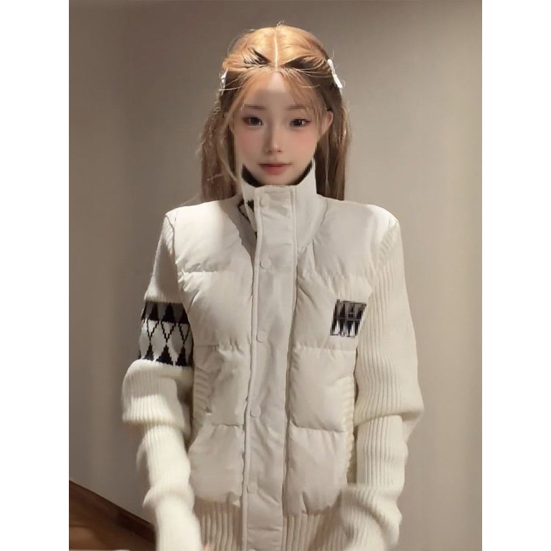 冬季新款立领百搭保暖轻薄棉衣