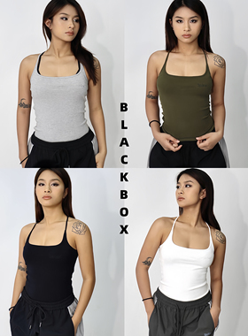 #断码特价#美式复古辣妹刺绣背心吊带工字上衣女爵士（不退不换）