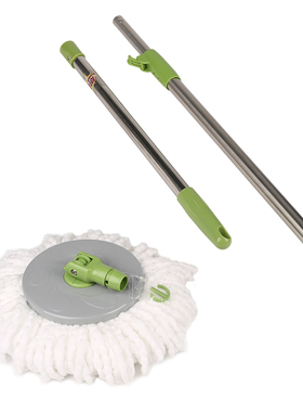 思高旋转拖把杆子双炫拖配件T1T4T0双旋风拖通用拖布杆旋转拖杆