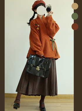 梦屿盛 朱颜 对穿交短袄多色可选秋冬款明制汉服复古日常通勤可穿