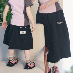 兒童工裝 裙子母女親子裙 速干半身裙2025夏裝 山系戶外女童清涼薄款