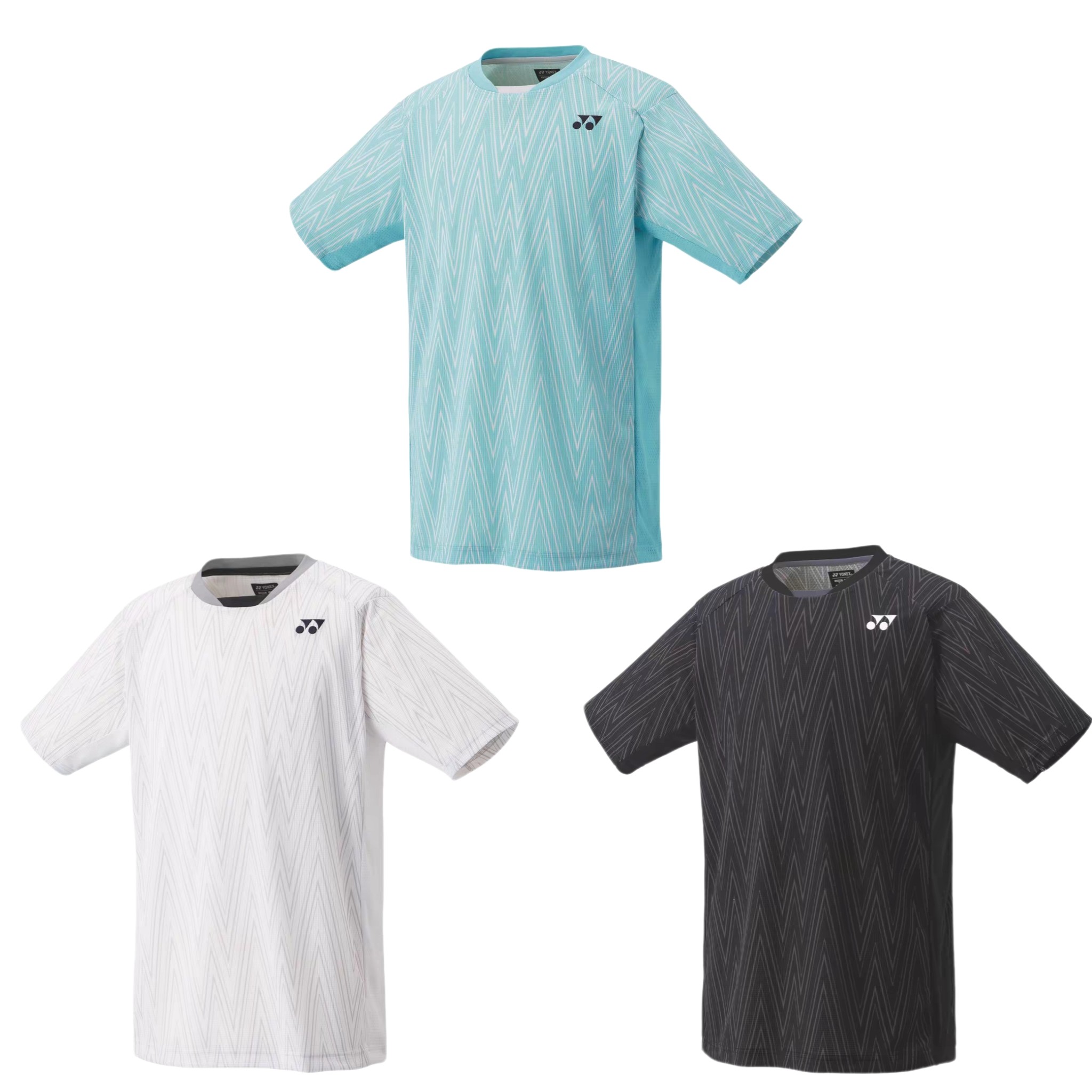 JP版25年尤尼克斯yonex羽毛球服网球比赛服男款短袖10671 日产VCD