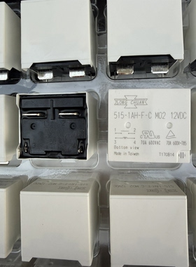 正品松川继电器515-1AH-F-C M02 12VDC   DC12V 24v 70A 4脚