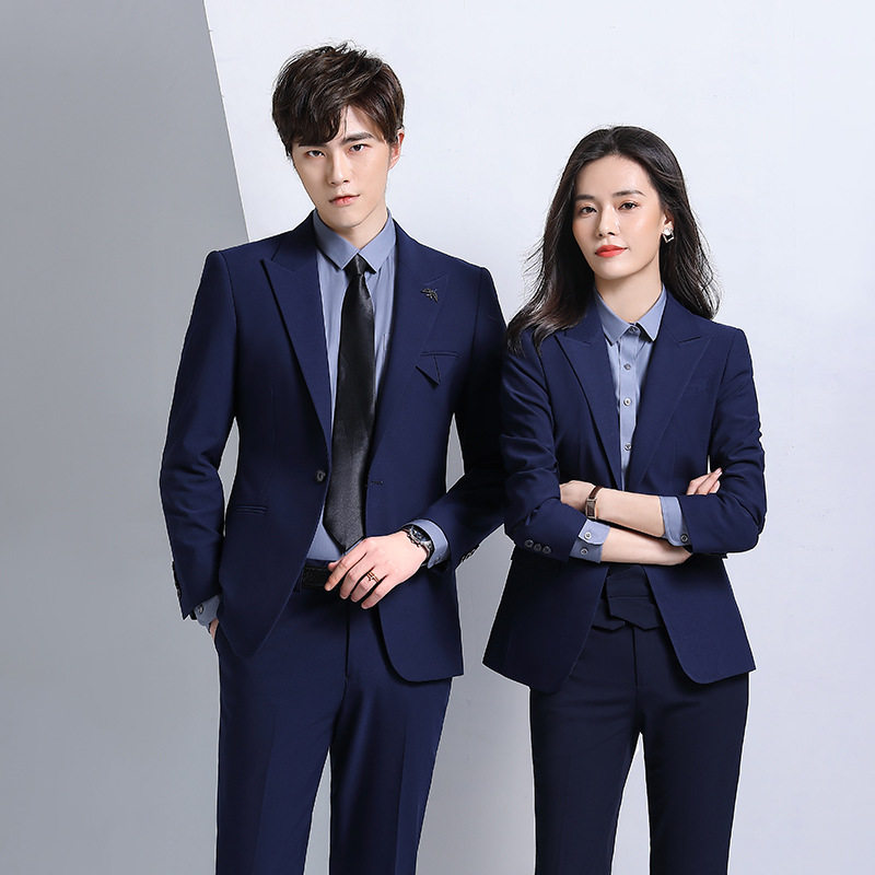 成都男女修身西服工作服正装商务休闲工装量体定做成都西服定制