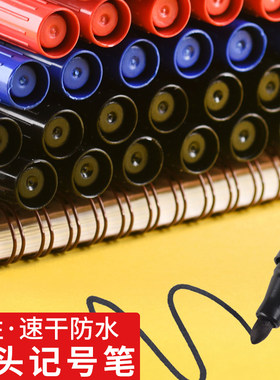 金万年记号笔物流防水快递专用笔