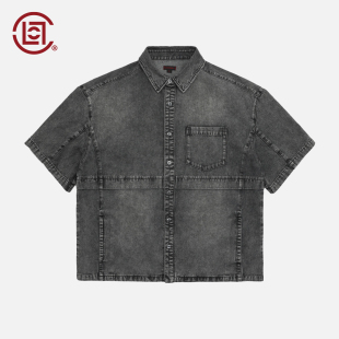 衬衫 水洗牛仔短袖 CLOT2026春夏系列STAY WILD CHILD MOON CLOT