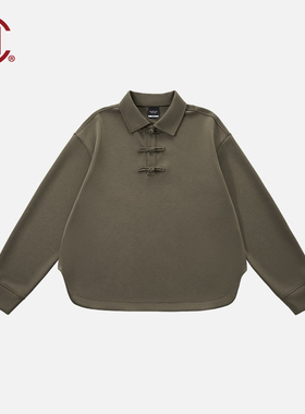 【CLOTTEE by CLOT】砂洗空气层Polo衫 复古盘扣中式榫卯系列