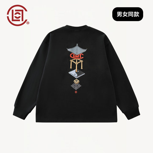 CLOTTEE by CLOT筑天地印花秋季长袖T恤男 榫卯系列 陈冠希主理W