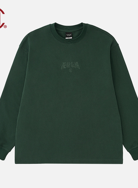 【CLOTTEE by CLOT】磨毛感中文刺绣长袖T恤 基础系列