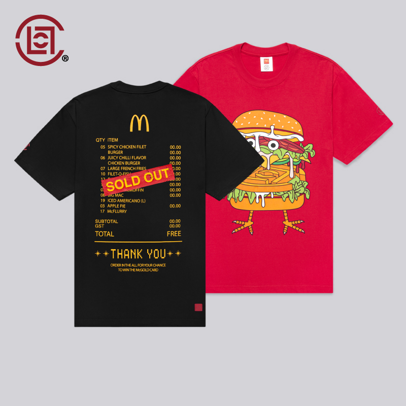 CLOT X MCDONALD'S短袖T恤