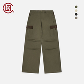 长裤 榫卯系列陈冠希主理 CLOT 灯芯绒拼接工装 CLOTTEE