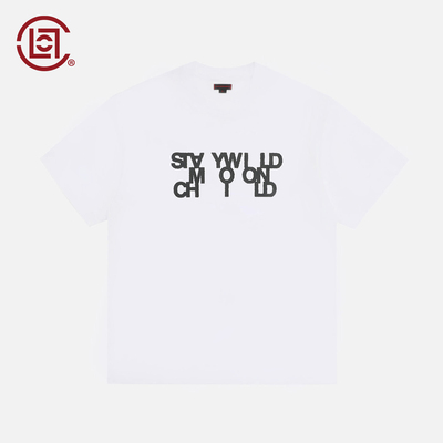 【CLOT】字母印花短袖T恤 CLOT2026春夏系列STAY WILD MOON CHILD