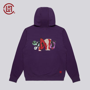 Ties系列 Ancestral 凝块字母连帽卫衣 陈冠希主理 CLOT