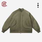 CLOTTEE CLOT 缎面棒球填充夹克 榫卯系列