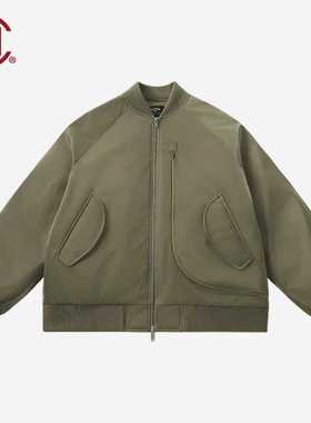 【CLOTTEE by CLOT】缎面棒球填充夹克 榫卯系列