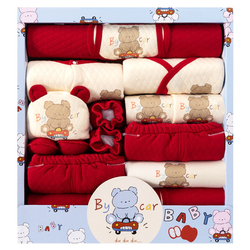 实用型婴儿礼盒套装送礼高档满月男宝宝衣服春夏宝宝衣服女孩纯棉