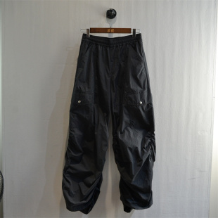 日系宽松松紧中腰速干休闲裤 金诚家jinchengjia2025秋季 女装