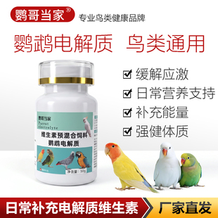 鹦哥当家鸟用电解质鹦鹉补日常使用电解质应激调节平衡