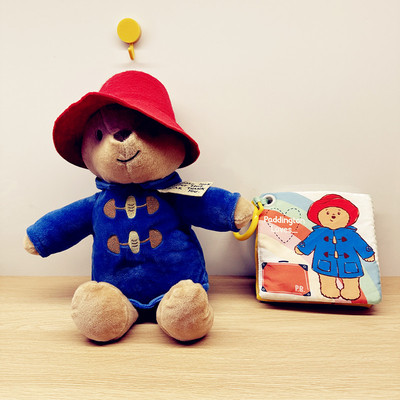 外贸正品现货Paddington Bear帕丁顿熊公仔玩偶小熊可爱32厘米