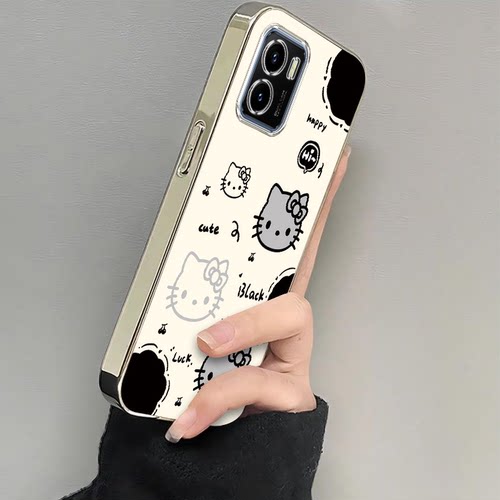 适用vivoY10t1版手机壳vivo新款Y10t2套V2168A硅胶viviy全包vovoy防摔voviy外壳猫爪kt猫维沃男ivoy女viovy