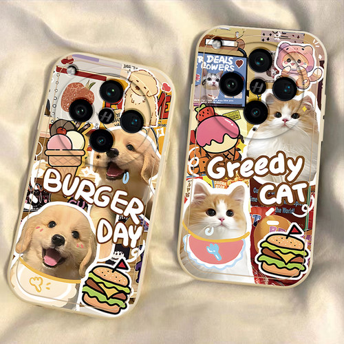 适用oppoFindx8Pro手机壳findx8新款find硅胶x8保护套oppo全包oppox防摔oppofandx男女高级感外壳汉堡狗