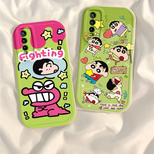 适用于iQOOU1X手机壳恐龙小新V2065A硅胶网红新款iqoou1男女可爱保护套vivo全包防摔卡通iQ00U1x超薄情侣软壳