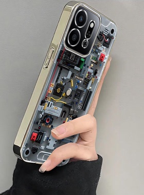 适用荣耀play9C手机壳7T新款华为HonorPlay35/6Tpro电路版5t全包防摔硅胶套plat8t/4tpro女8X9电镀8C