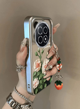 适用OPPOA5Pro手机壳OPPO A5Pr0白色玫瑰保护套OPA新款5G外壳OPPA硅胶0PP0镜头全包防摔Por高级感05G男女2025