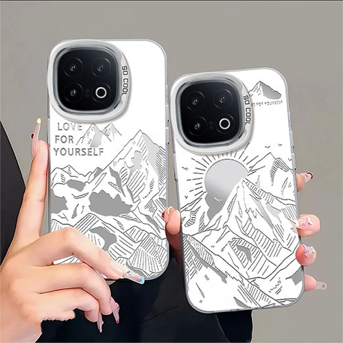 适用iqoo13手机壳新款vivoiqoo12pro日落金山iQOO11S全包防摔ipoo8硅胶套icoo10元气壳iq007高级感5女iqoou1x