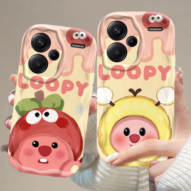 红米Note13Pro+手机壳RedmiNote13Por保护5G套Redmi小米新款13可爱海狸noto全包nont防摔not男女n0te外壳十